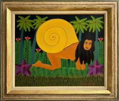 Salnave Philippe Auguste Snail Woman Jungle Fantasy Haitian Master like Henri Rousseau - 4035014