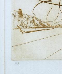 Salvador Dal 1964 Salvador Dali Don Quixote Engraving Signed EA Epreuve dArtiste  - 4416466