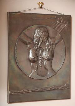 Salvador Dal DALI Bronze bas relief Fe condite  - 1543843