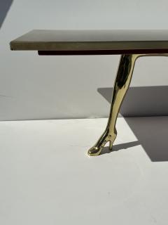 Salvador Dal LEDA Arm and Foot Brass Coffee Table - 3067951