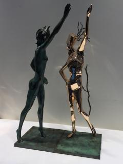 Salvador Dal Salvador Dali Homage to Terpsichore Bronzes Pair - 1370040