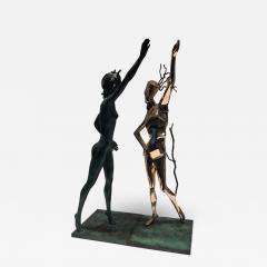 Salvador Dal Salvador Dali Homage to Terpsichore Bronzes Pair - 1373825