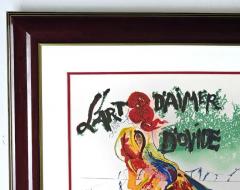 Salvador Dal Salvador Dali Lithograph From The Art of Loving Ovide 1979 Hand Signed Framed - 3906742