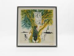 Salvador Dal The Emerald Of The Tablet Salvador Dali Silk Serigraphy 1976 1989 2000  - 1072606