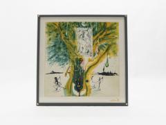 Salvador Dal The Emerald Of The Tablet Salvador Dali Silk Serigraphy 1976 1989 2000  - 1072607