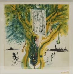 Salvador Dal The Emerald Of The Tablet Salvador Dali Silk Serigraphy 1976 1989 2000  - 1072897