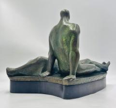 Salvador Soto Tovar Pareja Bronze Sculpture Signed Dated 1965 Mexican Art - 4722054