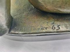 Salvador Soto Tovar Pareja Bronze Sculpture Signed Dated 1965 Mexican Art - 4722062