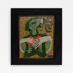 Salvador Teran Framed Glass Tile Mosaic by Salvador Teran - 185300