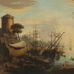 Salvator Rosa Oil painting after Marina del Porto by Salvator Rosa - 2509785