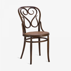 Salvatore Leone Bentwood Dining Side Chairs with Caned Seats by Salvatore Leone Set of Four - 610379