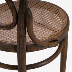 Salvatore Leone Bentwood Dining Side Chairs with Caned Seats by Salvatore Leone Set of Four - 610380