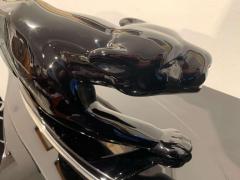 Salvatore Melani Big Art Deco Panther Black Lacquer France Paris circa 1940 - 1576677