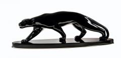 Salvatore Melani Big Art Deco Panther Black Lacquer France Paris circa 1940 - 1576690