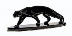 Salvatore Melani Big Art Deco Panther Black Lacquer France Paris circa 1940 - 1576692