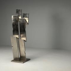 Salvatore Messina Italian Mid Century Modern Abstract Sculpture Steel 1970s - 3983930