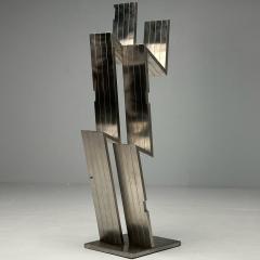 Salvatore Messina Italian Mid Century Modern Abstract Sculpture Steel 1970s - 3983933