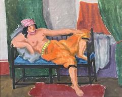 Salvatore Pinto Lounging Nude in Marrakesh by Salvatore Pinto American 1905 1966  - 4155714