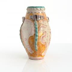 Salvatore Procida SALVATORE PROCIDA CERAMIC VASE WITH FACES FOR VIETRI ITALY MID CENTURY MODERN - 2526134