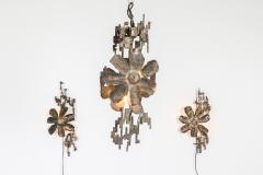 Salvino Marsura Brutalist Chandelier by Salvino Marsura Italy 1970s - 1928173