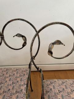 Salvino Marsura Pair of Wrought Iron Chairs by Marsura - 2210063