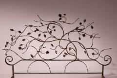 Salvino Marsura Salvino Marsura wrought iron double bed Italy 1960s - 4353151