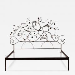 Salvino Marsura Salvino Marsura wrought iron double bed Italy 1960s - 4355122
