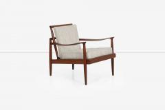 Sam Maloof Hunter Lounge Chair in solid Oiled Walnut 1950s - 3926681