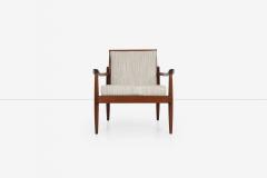 Sam Maloof Hunter Lounge Chair in solid Oiled Walnut 1950s - 3926683