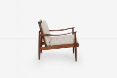 Sam Maloof Hunter Lounge Chair in solid Oiled Walnut 1950s - 3926685