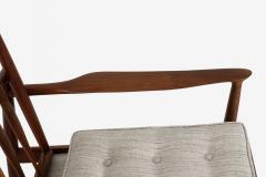 Sam Maloof Hunter Lounge Chair in solid Oiled Walnut 1950s - 3926695