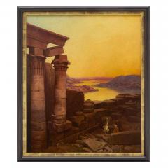 Samuel John Egbert Jones British Orientalist oil painting of Egyptian ruins by Samuel John Egbert Jones - 4354189