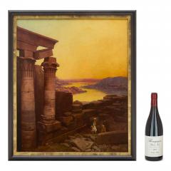 Samuel John Egbert Jones British Orientalist oil painting of Egyptian ruins by Samuel John Egbert Jones - 4354254