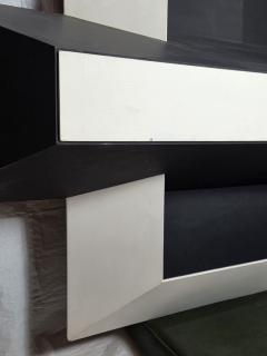 Samuel Kuddish Samuel Kudish Void 1 Black and White Cross Relief Tempura on Plywood 1977 78 - 4446239