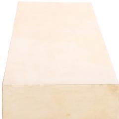 Samuel Marx Modernist Parchment Covered Low Dresser Console in Style of Marx C 1960  - 4372408