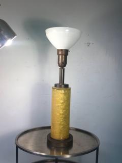 Samuel Marx RARE 1940S MODERNIST FRACTURED RESIN LAMPS - 869600