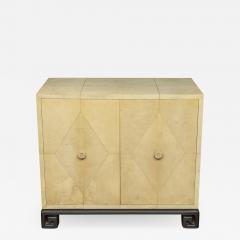 Samuel Marx Samuel Marx Style Parchment Clad Cabinet - 1090919