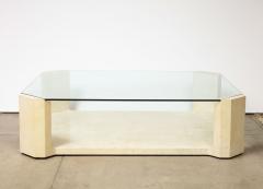 Samuel Marx Style Parchment Coffee Table - 3203347