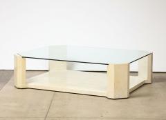 Samuel Marx Style Parchment Coffee Table - 3203348
