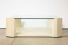 Samuel Marx Style Parchment Coffee Table - 3203354