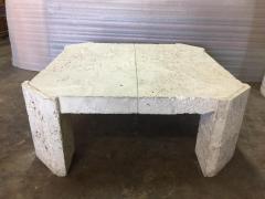 Samuel Marx Superb Samuel Marx Style Natural Coquina Coral Stone Coffee Table - 4628101