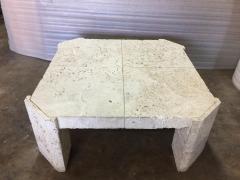 Samuel Marx Superb Samuel Marx Style Natural Coquina Coral Stone Coffee Table - 4628197