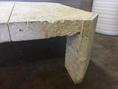 Samuel Marx Superb Samuel Marx Style Natural Coquina Coral Stone Coffee Table - 4628198