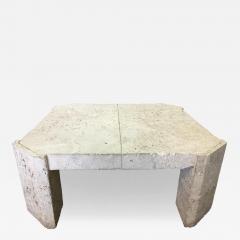 Samuel Marx Superb Samuel Marx Style Natural Coquina Coral Stone Coffee Table - 4759389