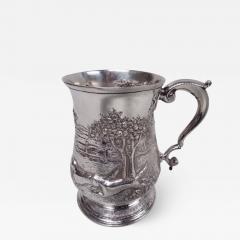 Samuel Welles English Georgian Sterling Silver Mug with Victorian Rural Scene 1759 - 3781583