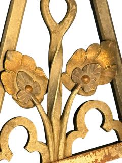 Samuel Yellin SUPERB BRONZE IRON BANK TABLE BY SAMUEL YELLIN FOR NYC FEDERAL RESERVE BANK - 4636571