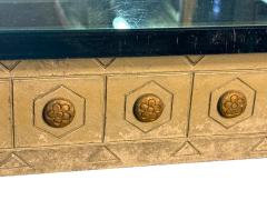Samuel Yellin SUPERB BRONZE IRON BANK TABLE BY SAMUEL YELLIN FOR NYC FEDERAL RESERVE BANK - 4636577