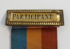 San Francisco Panama Pacific Exposition of 1915 Souvenir Banner Entrance Badge - 1316802