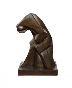 Sandor Banszky Bending Figure Monumental Bronze Sculpture by Sandor Banszky - 561306