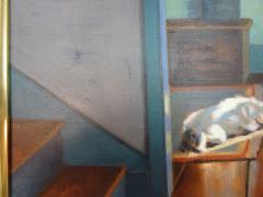 Sandra Eames Enlightened by Sandra Eames Oil Paint on Academy Board in Good Frame - 2455956